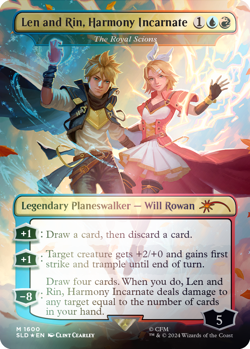 Secret Lair Hatsune Miku Electric Entourage EN Rainbow FOIL Magic Gathering MTG - Image 2