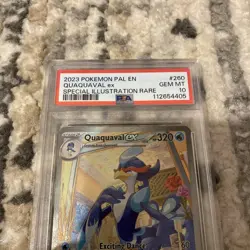 Pokemon SV Paldea Evolved Quaquaval ex Special Illustration Rare 260/193 PSA 10 - Image 3