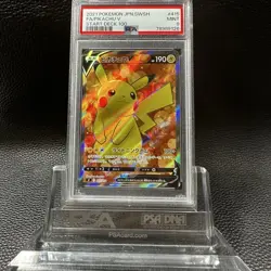 Pokemon Card Pikachu V SR PSA9 with PSA Case Excellent Condition - Image 2