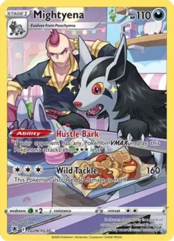 1x Mightyena - TG09/TG30 - Trainer Gallery Rare NM-Mint Pokemon SWSH10 - Astral - Image 1