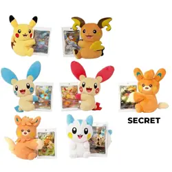 Pokemon TCG Nuzzle Cheeks Plush & Simplified Chinese Booster Pack Blind Gift Box - Image 3