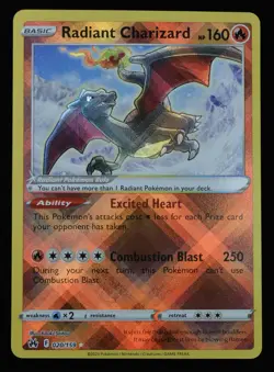 Pokemon Charizard- Radiant Charizard 020/159 SWSH: Crown Zenith Rare Holo- NM - Image 1
