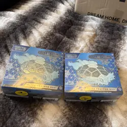 Pokemon TCG Stellar Crown Elite Trainer Box ETB Sealed X2 - Image 1