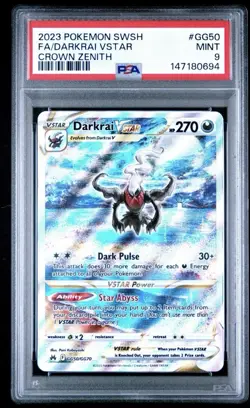 Pokemon Crown Zenith PSA 10 X 2 - Deoxys Vmax GG45/GG70 & Darkrai vstar Gg50 - Image 1