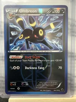 2013 Pokemon Black & White Plasma Freeze Umbreon Holo #64/116 - Image 1