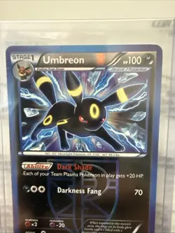 2013 Pokemon Black & White Plasma Freeze Umbreon Holo #64/116 - Image 2