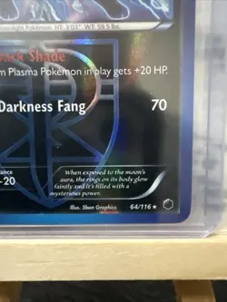 2013 Pokemon Black & White Plasma Freeze Umbreon Holo #64/116 - Image 3
