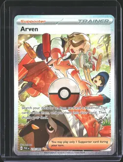 Arven 235/091 Special Illustration Rare Paldean Fates Pokemon NM/M - Image 1