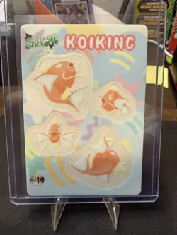Magikarp Koiking 19 Pokemon Fancy Graffiti 1999 Pocket Monsters Bandai Sealdass - Image 1