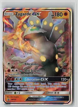 Zygarde GX - SM122 Holo Promo Sun & Moon Promo Pokemon NM - Image 1
