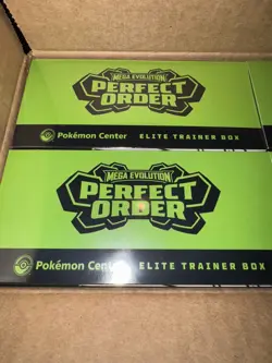 4 x Pokemon Perfect Order Pokemon Center Elite Trainer Box ETB | All New Sealed - Image 2