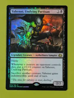 FOIL Yahenni, Undying Partisan x1 Aether Revolt 1x MTG Magic the Gathering - Image 1