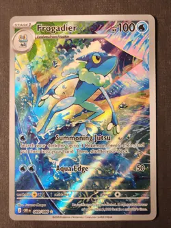 Pokemon Frogadier Illustration Rare Full Art Holo Card 089/086 NM - Image 1