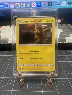 Pokemon Detective Pikachu Card SM190 HOLO 2019 NM - Image 1