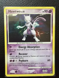 Mewtwo Pokemon TCG Majestic Dawn Card 9/100 Holo Rare - Image 1