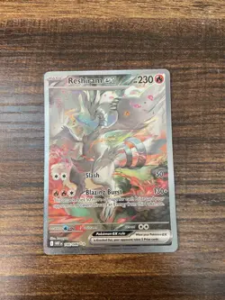 Reshiram EX 166/086 English SIR White Flare MINT Pack Fresh Pokemon TCG Card - Image 1