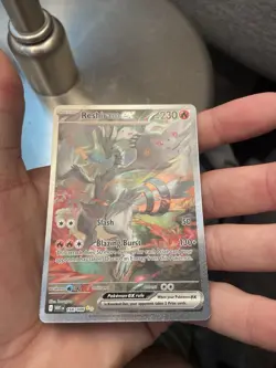 Reshiram EX 166/086 English SIR White Flare MINT Pack Fresh Pokemon TCG Card - Image 3