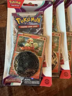 LOT OF 19 Pokemon Paldea Evolved Checklane Blister Packs Sealed Growlithe Promo - Image 1