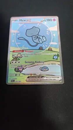 Bubble Mew EX 232/091 Pokemon Paldean Fates Card 3 - Image 3