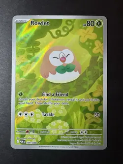 Pokemon TCG Perfect Order Rowlet 90/88 Illustration Rare NM - Image 1