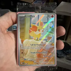Pokemon TCG Fennekin 080 Black Star ETB Promo Pokemon Centre Stamped SEALED NM/M - Image 1