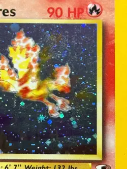 Pokemon TCG Blaine's Moltres 1/132 Gym Heroes Holo Rare Holo English - Image 3