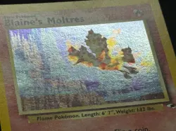 Pokemon TCG Blaine's Moltres 1/132 Gym Heroes Holo Rare Holo English - Image 5