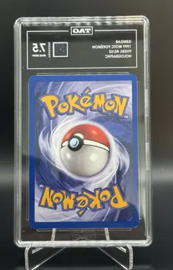 Pokemon 1999 Pokemon Fossil Gengar Holo Rare 5/62 TAG 7.5 - Image 2