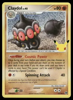 Claydol 15/106 holo Celebrations: Classic Collection Pokemon Holo NM - Image 1