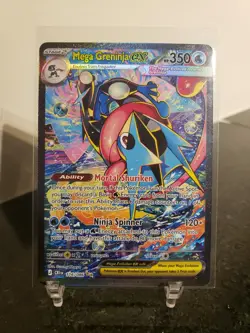 Mega Greninja EX SIR 116/086 Chaos Rising Pokemon TCG NM ENGLISH - Image 1