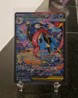 Mega Greninja EX SIR 116/086 Chaos Rising Pokemon TCG NM ENGLISH - Image 3
