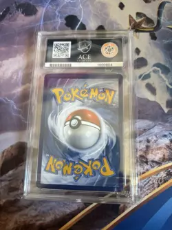Pokemon Mew VMAX TCG 268/264 SWSH Fusion Strike Rainbow Secret Rare ACE 10 Gem - Image 2
