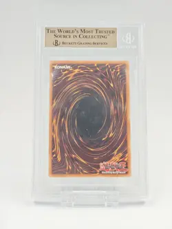 2002 YUGIOH LEGEND OF BLUE EYES #LOB-125 GAIA THE DRAGON CHAMPION SR BGS 9.5 - Image 2