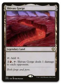 Shivan Gorge #232 (NM) Dominaria United DMC Magic MTG - Image 1