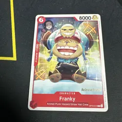 Franky OP10-014 One Piece Royal Blood TCG English [Release Event] Stamp (1118) - Image 1