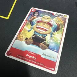 Franky OP10-014 One Piece Royal Blood TCG English [Release Event] Stamp (1118) - Image 4