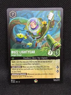 Disney Lorcana TCG BUZZ LIGHTYEAR Jungle Ranger Wilds Unknown - Image 1