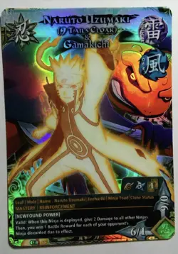 Carte Naruto CCG Collectible Card Game Foil neuf Prism 279 - Image 1
