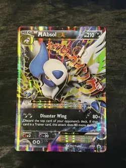 M Absol Ex XY63 JUMBO Oversized Pokemon Card LP - Image 1