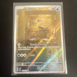 Pokemon TCG Wimpod 191/182 - English Paradox Rift Illustration Rare Card - Image 1