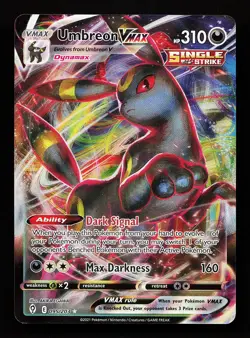 Umbreon VMAX 095/203 VMAX Rare Evolving Skies Pokemon Card - Image 1