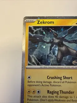 Zekrom 066/182 Stamped Cosmos Holo 2023 Pokemon Paradox Rift Promo Card NM - Image 5