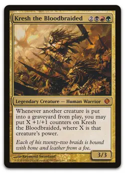 Kresh the Bloodbraided #178 (NM) Shards of Alara ALA Magic MTG - Image 1