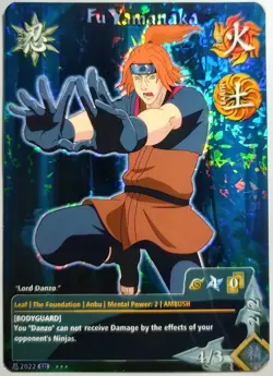 Carte Naruto TCG CCG Collectible Card Game Foil neuf Prism 399 Fu Yamanaka - Image 1