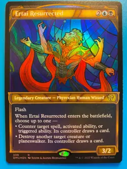 MTG 1x FOIL SHOWCASE Ertai Resurrected # 339 Dominaria United Magic the x1 NM - Image 1