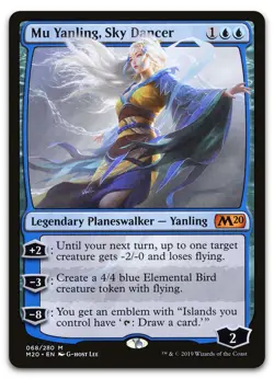 Mu Yanling, Sky Dancer #68 (NM) Core Set 2020 M20 Magic MTG - Image 1