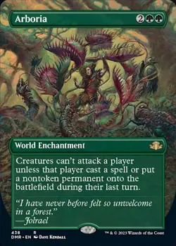 1x Arboria ~~ Borderless - Foil NM-Mint, English Dominaria Remastered MTG Magic - Image 1