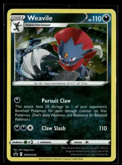 Weavile SWSH246 SWSH Black Star Promo Pokemon - Image 1