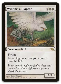 Windbrisk Raptor #26 (NM) Shadowmoor SHM Magic MTG - Image 1