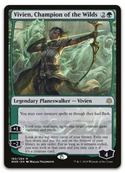 Vivien, Champion of the Wilds #180 (LP) War of the Spark WAR Magic MTG - Image 1